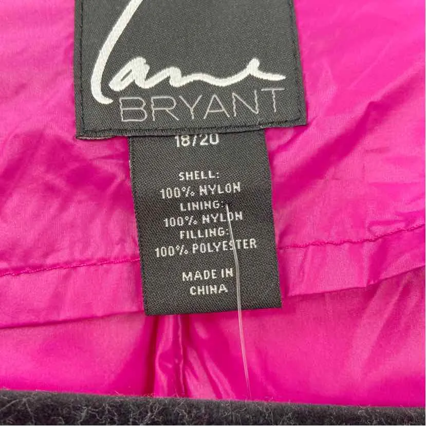 Lane Bryant Women's Size 18 Magenta Solid Jacket