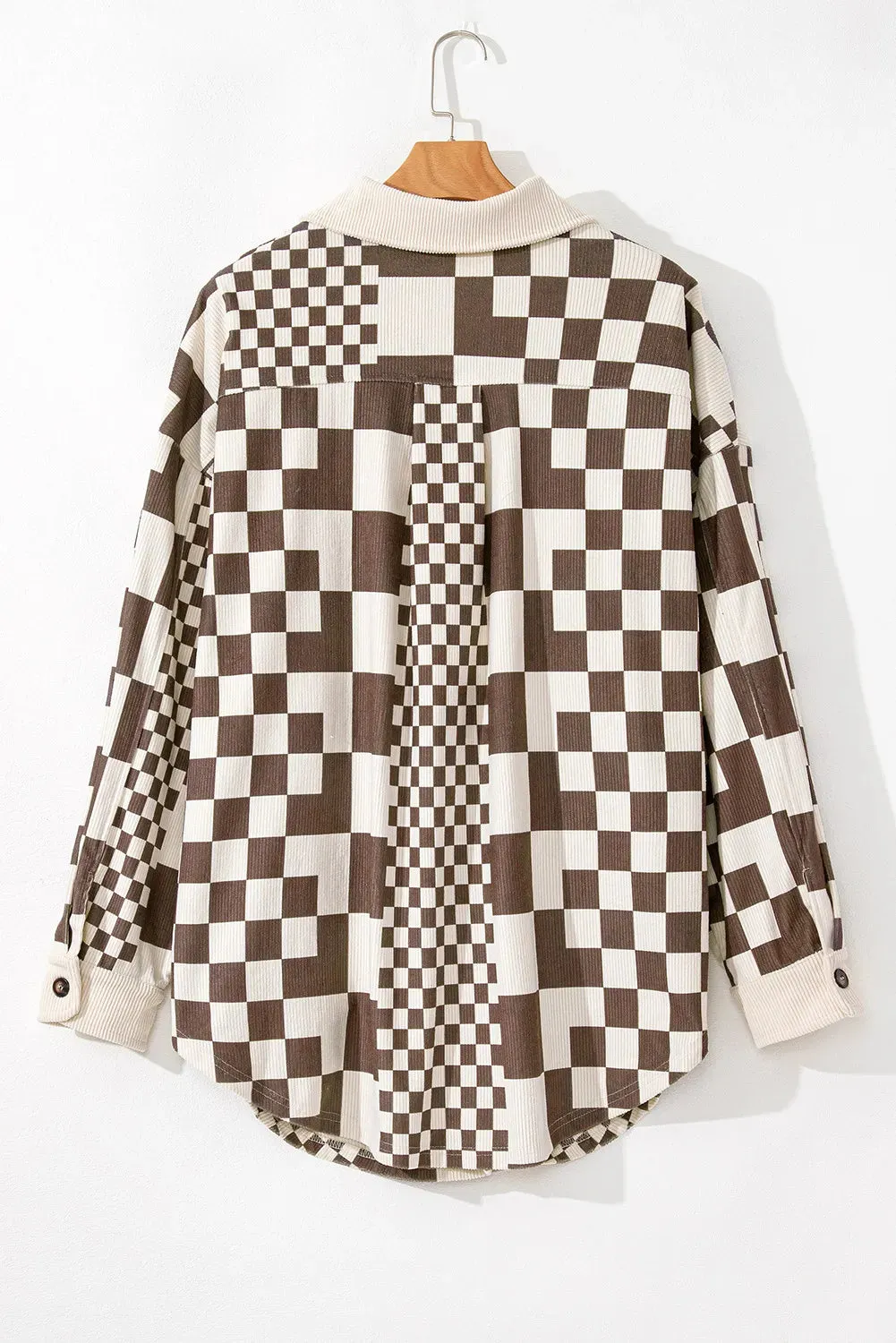 Leslie Checkered Button Up Jacket