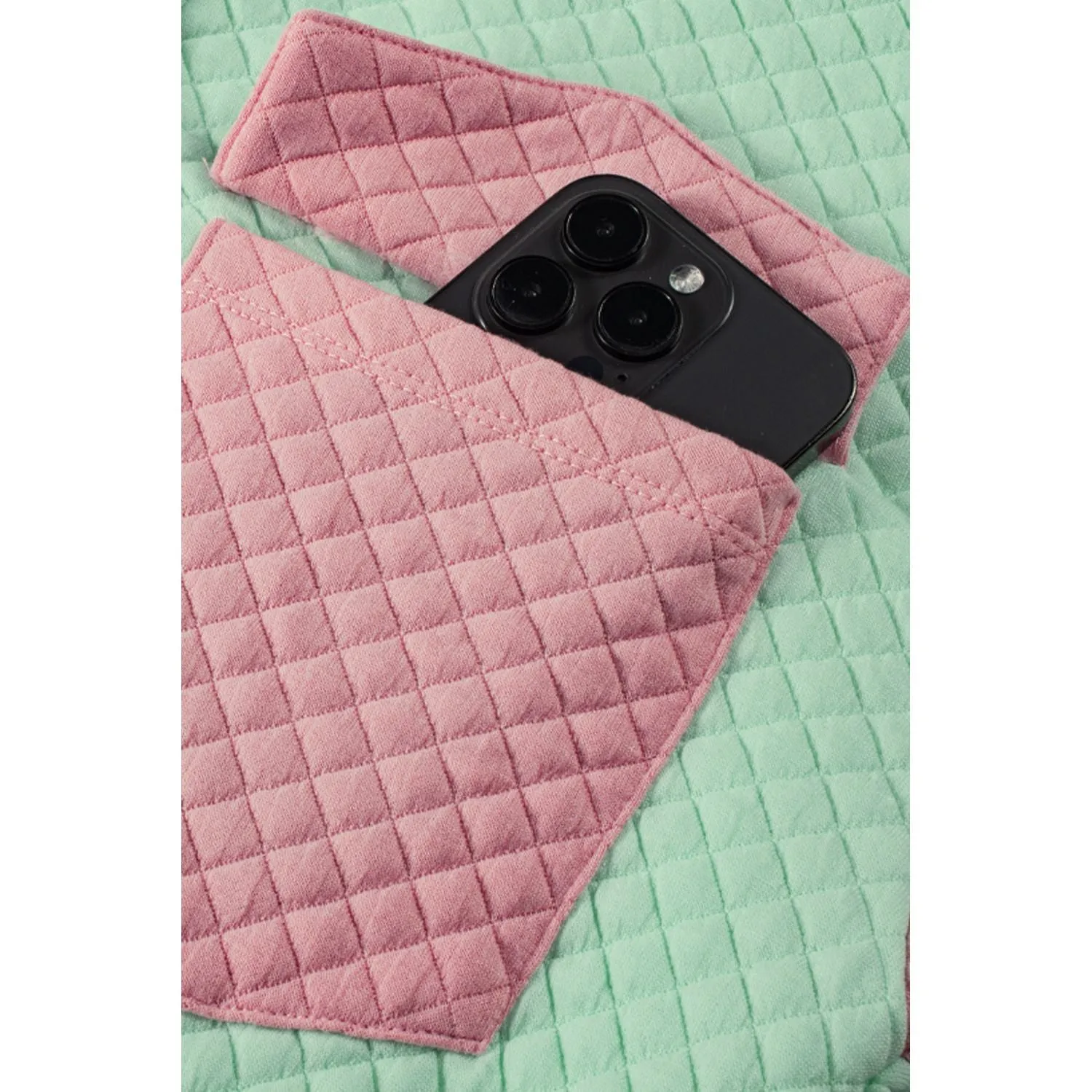 Life In Color Color Block Quilted Shacket