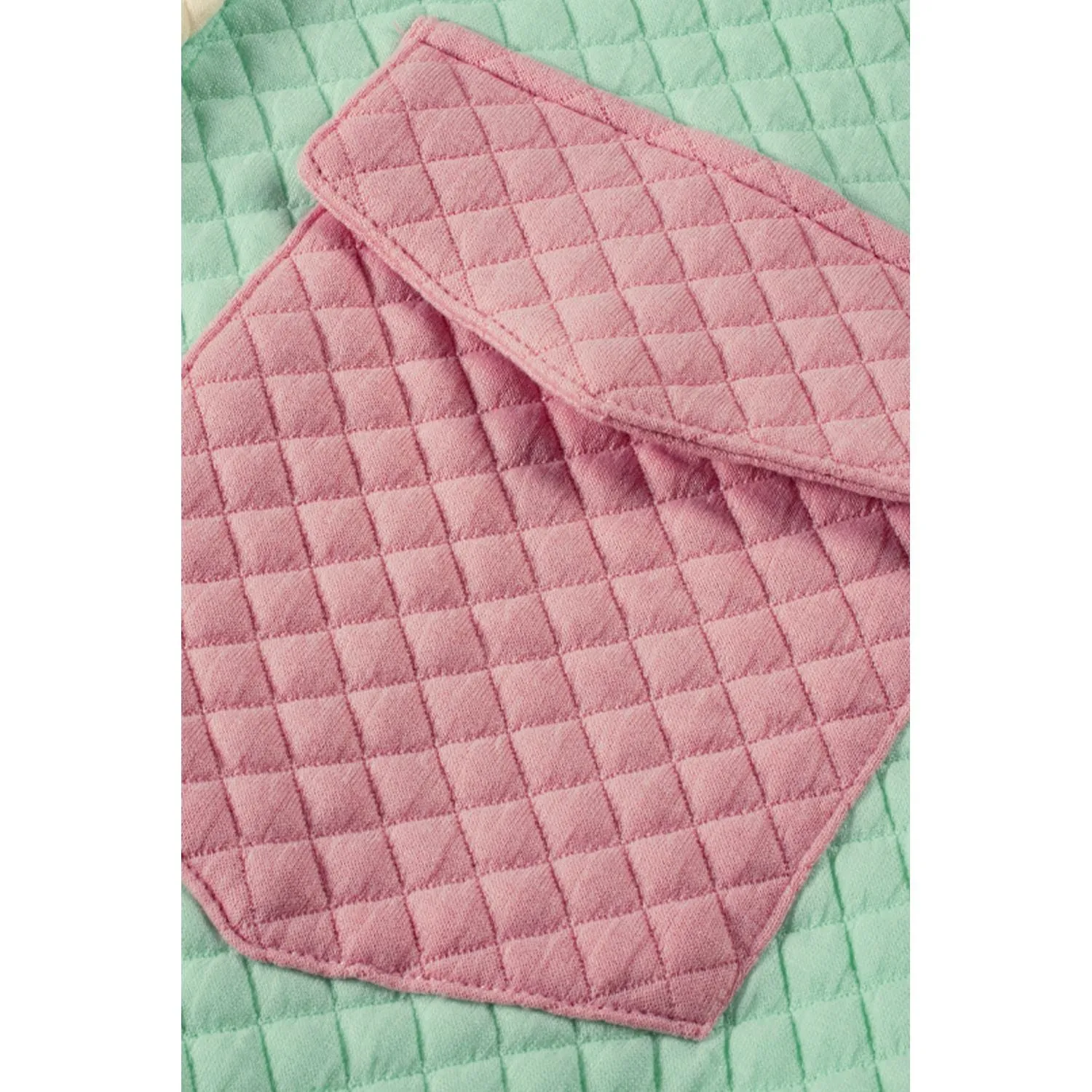 Life In Color Color Block Quilted Shacket