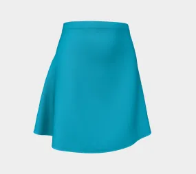 Light Blue Flare Skirt