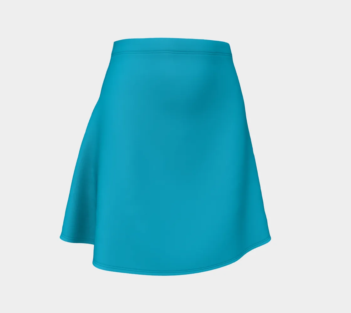 Light Blue Flare Skirt