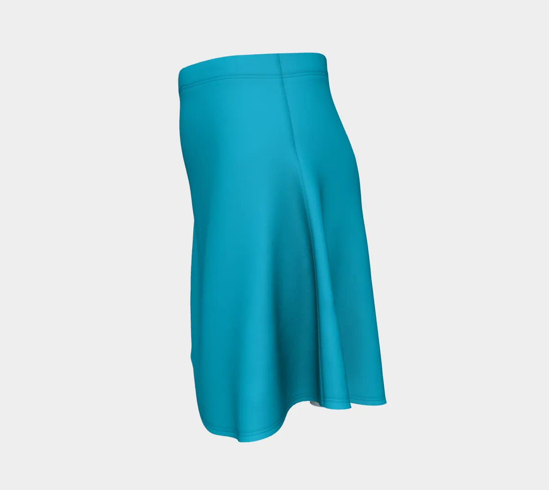 Light Blue Flare Skirt