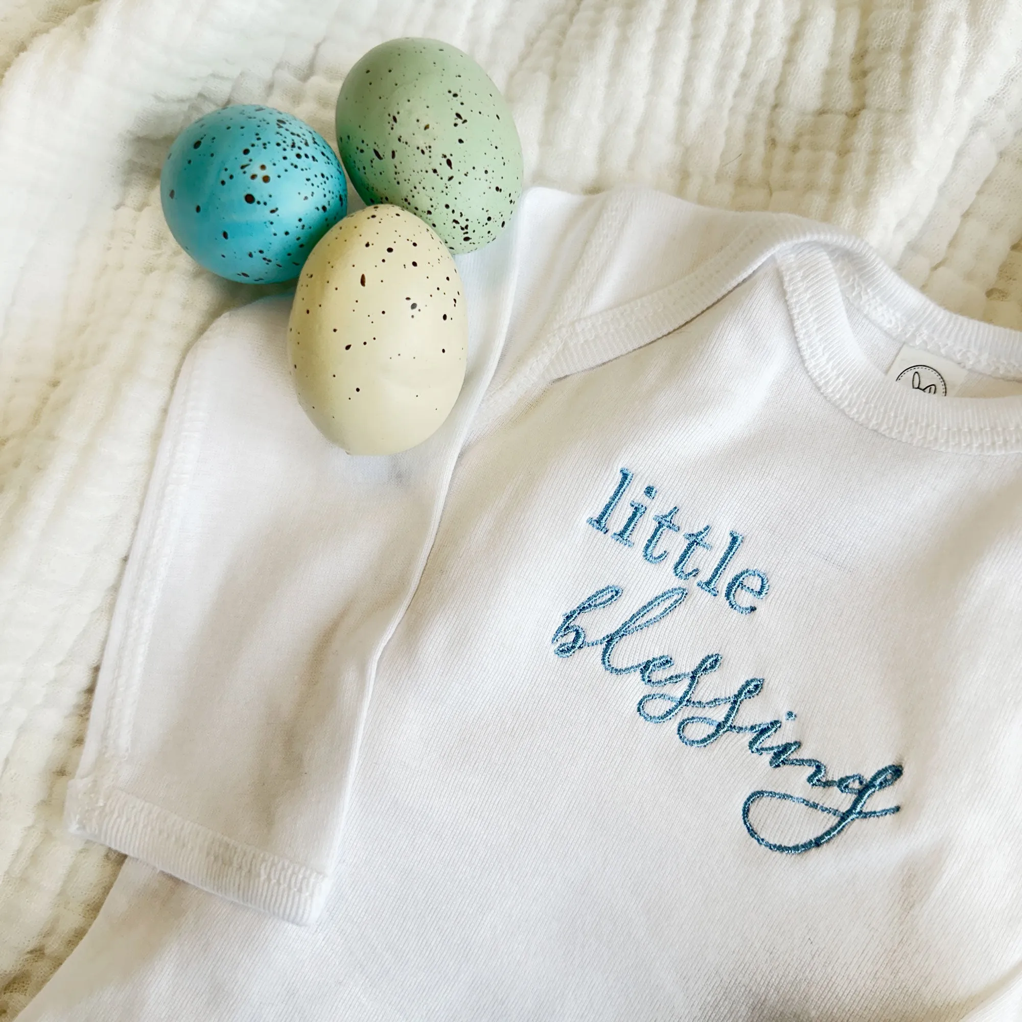 Little Blessing Baby Long Sleeve Bodysuit