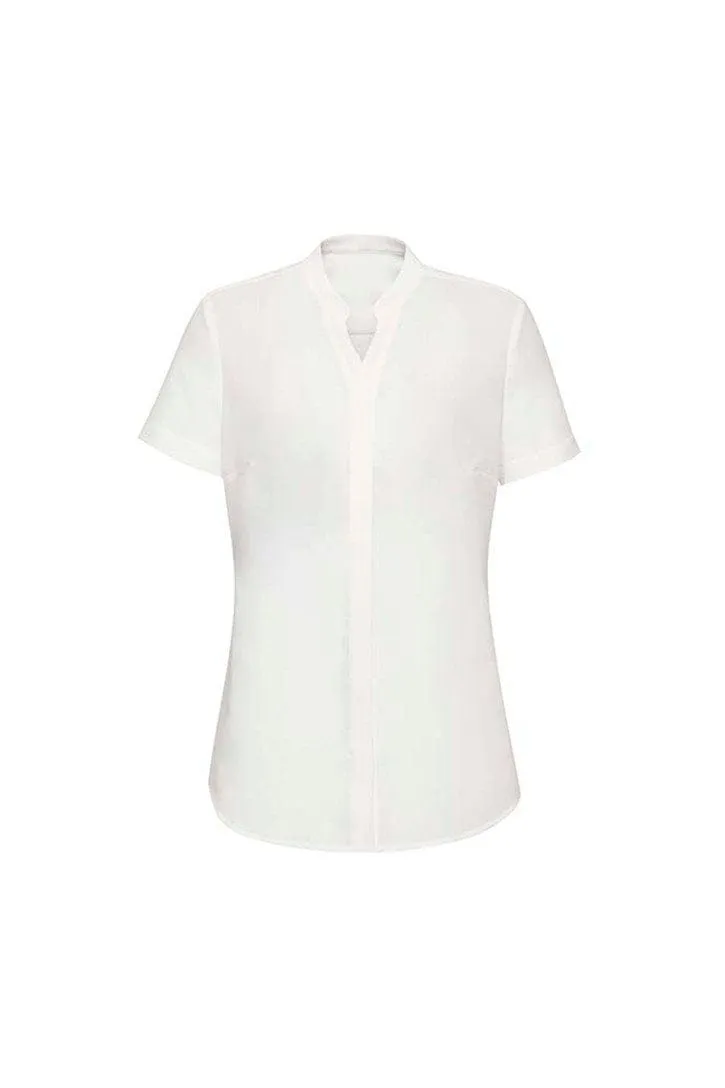 Lumino Biz Corporate Womens Juliette Short Sleeve Blouse LD-RB977LS