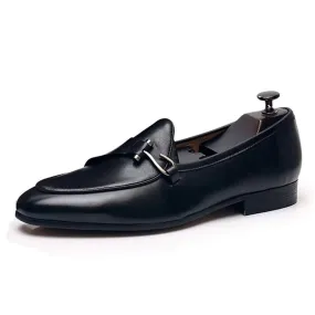 LuxeLeather Classic Brogue Slip-Ons