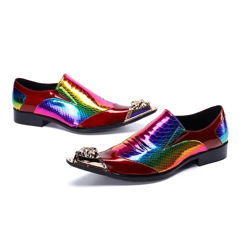 LuxLeather Exotic Slip-on Smart Shoes