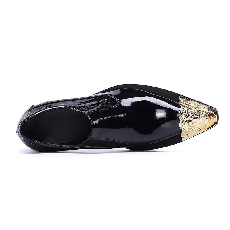 LuxLeather Exotic Slip-on Smart Shoes