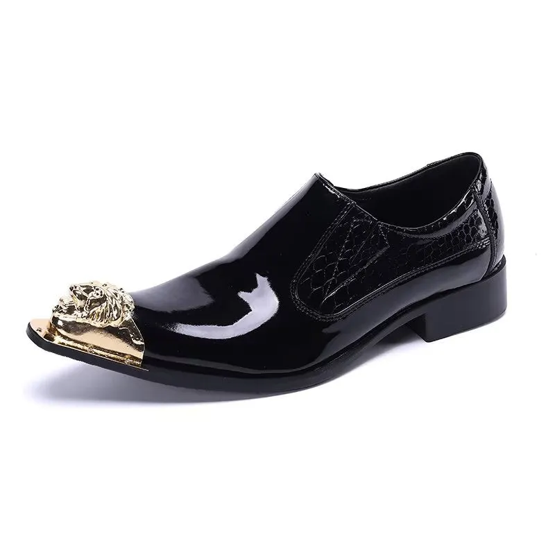 LuxLeather Exotic Slip-on Smart Shoes