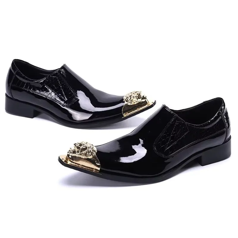 LuxLeather Exotic Slip-on Smart Shoes