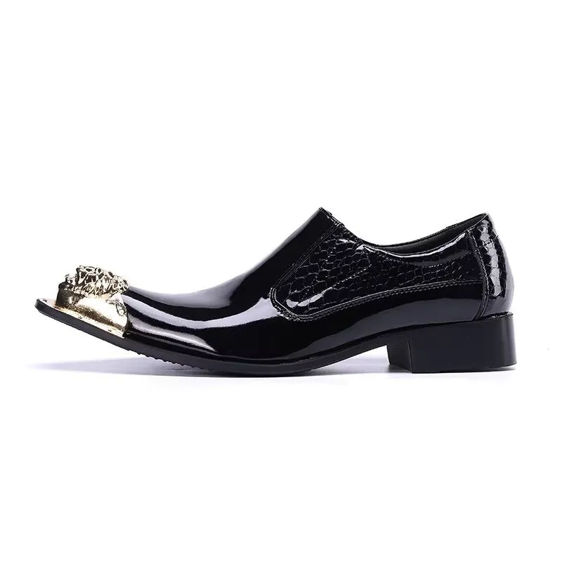 LuxLeather Exotic Slip-on Smart Shoes