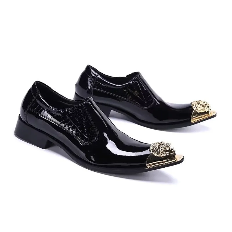 LuxLeather Exotic Slip-on Smart Shoes