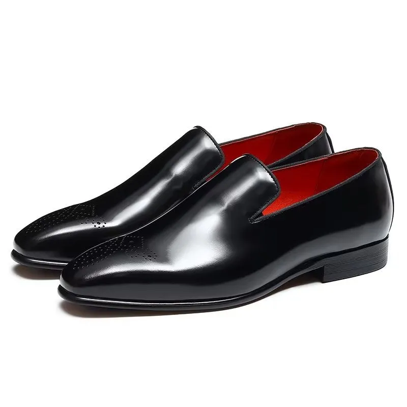 Luxury Genuine Leather Slip-On Dress Shoes