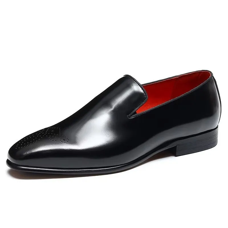 Luxury Genuine Leather Slip-On Dress Shoes