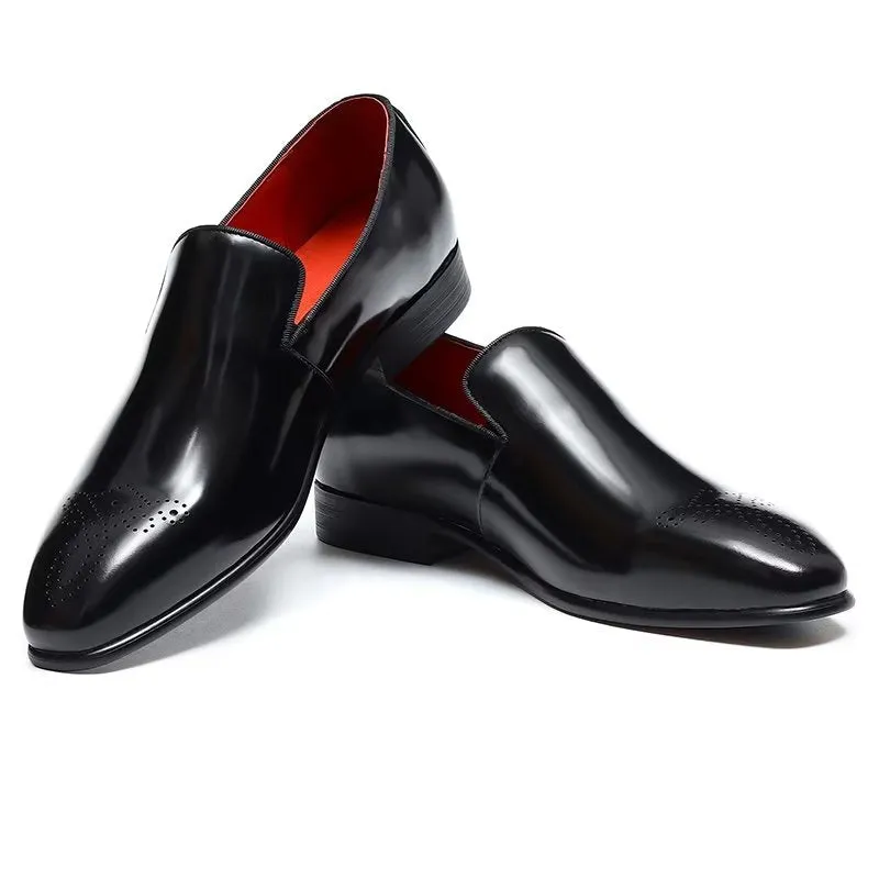 Luxury Genuine Leather Slip-On Dress Shoes