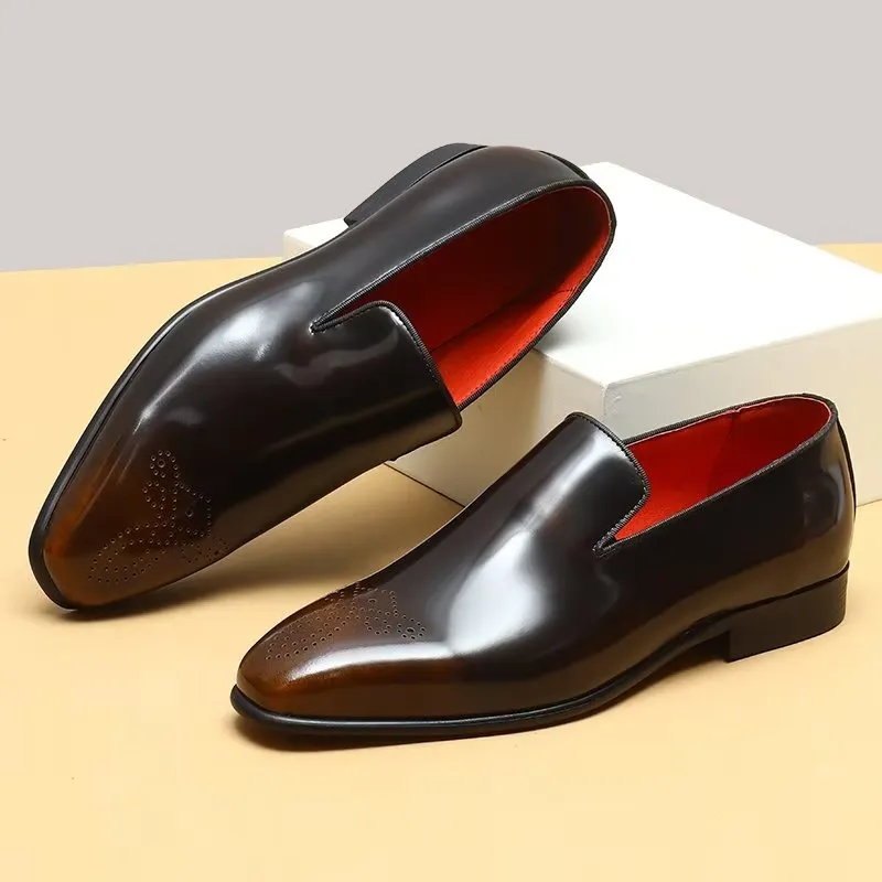 Luxury Genuine Leather Slip-On Dress Shoes