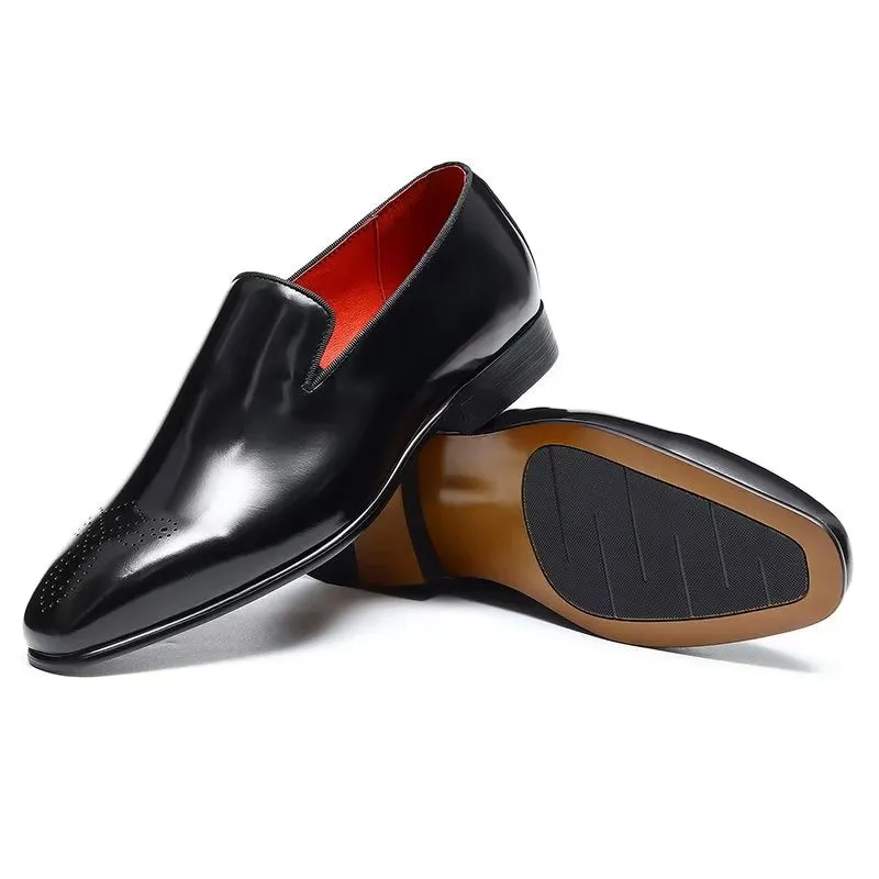 Luxury Genuine Leather Slip-On Dress Shoes