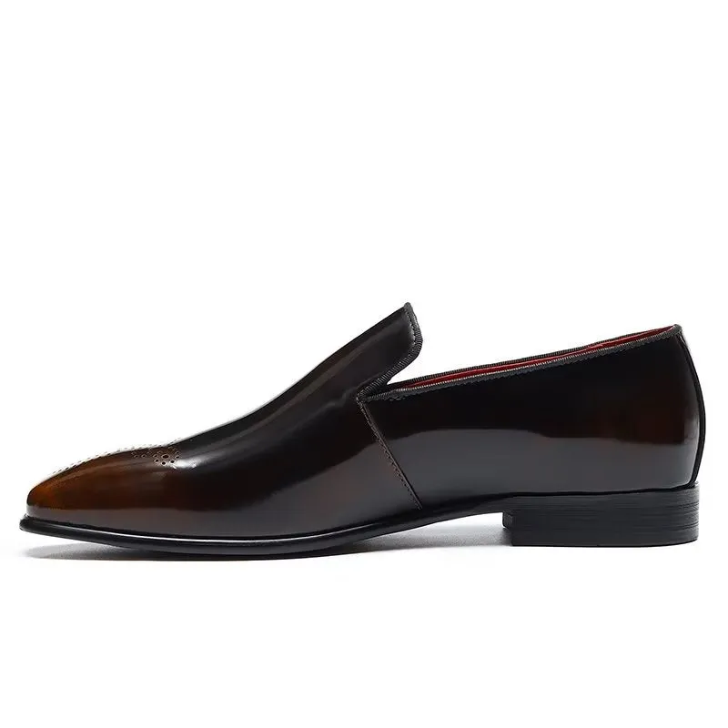 Luxury Genuine Leather Slip-On Dress Shoes