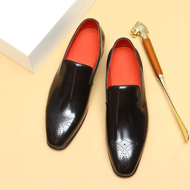 Luxury Genuine Leather Slip-On Dress Shoes