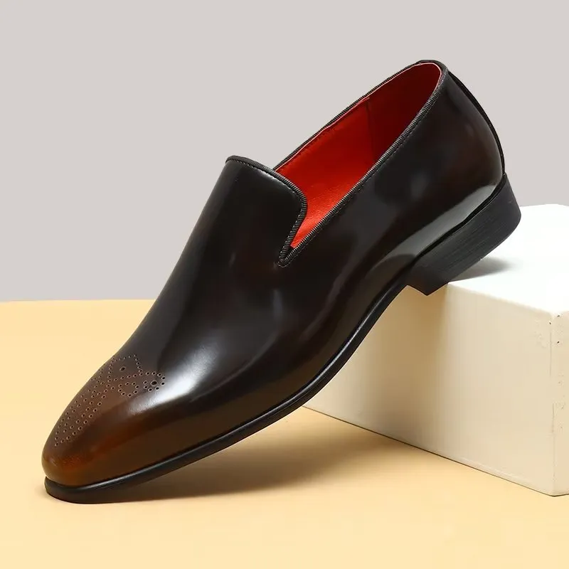 Luxury Genuine Leather Slip-On Dress Shoes