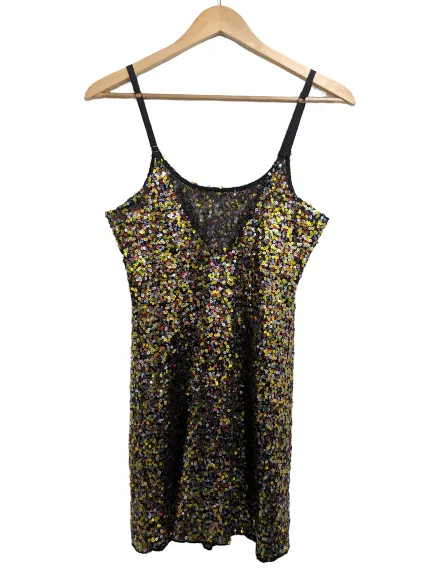 [M] Intimately Free People Sequin Slip Dress