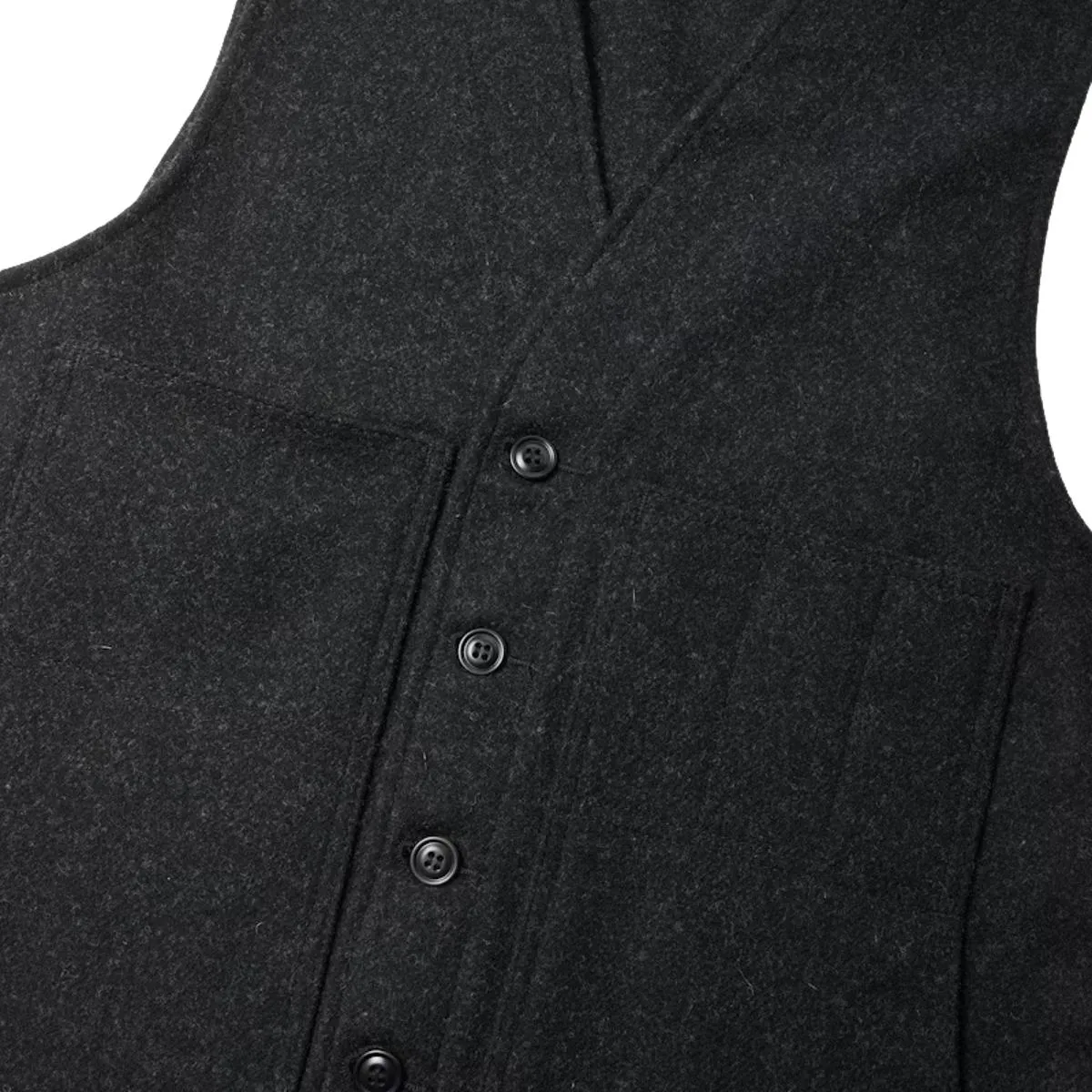 Mackinaw Wool Vest Charcoal