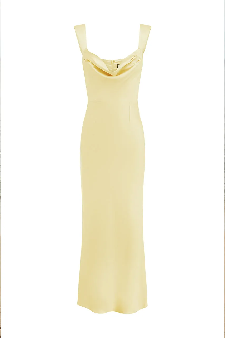 MARGOT MAXI DRESS - LEMON