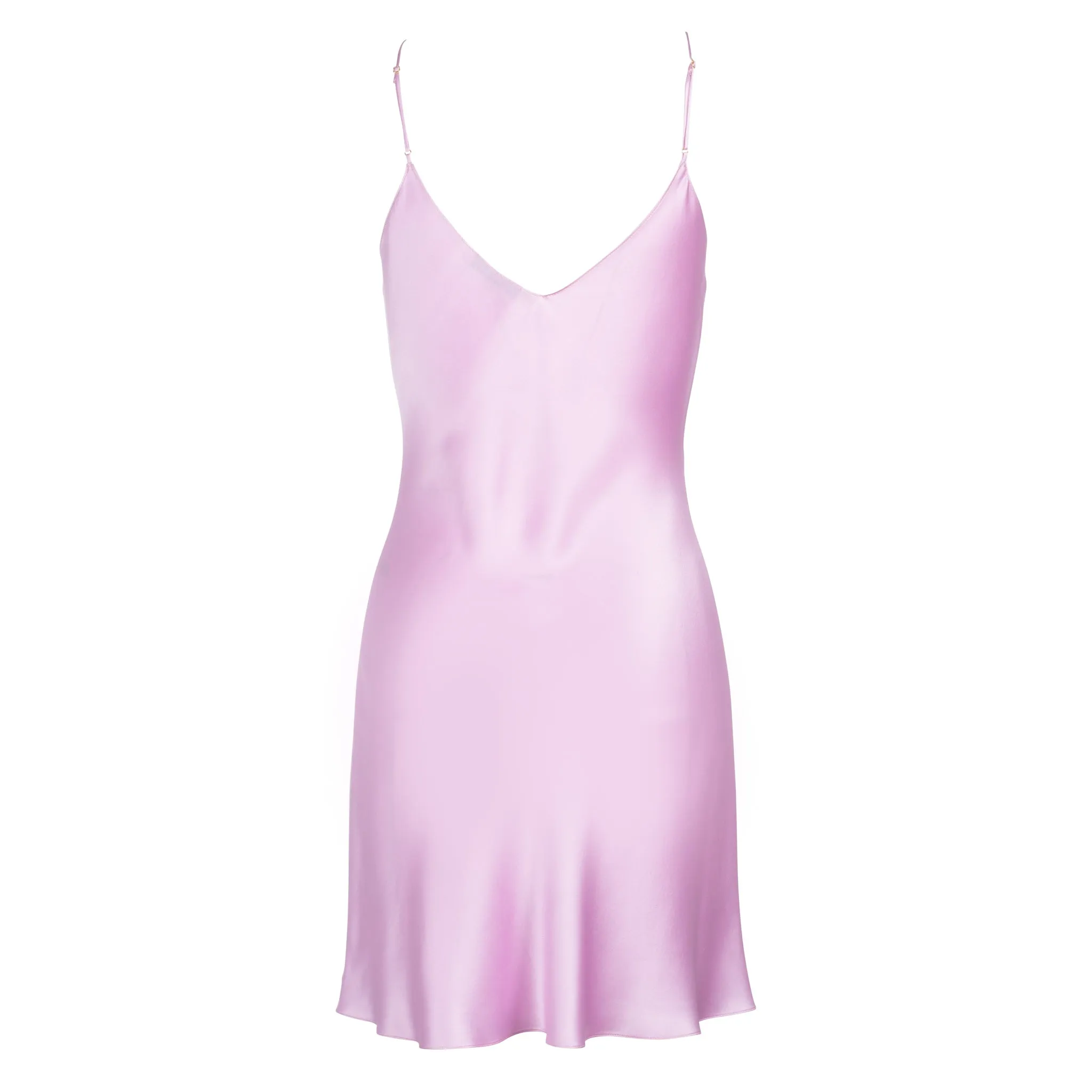 Mauve Merlot Mini Slip Dress