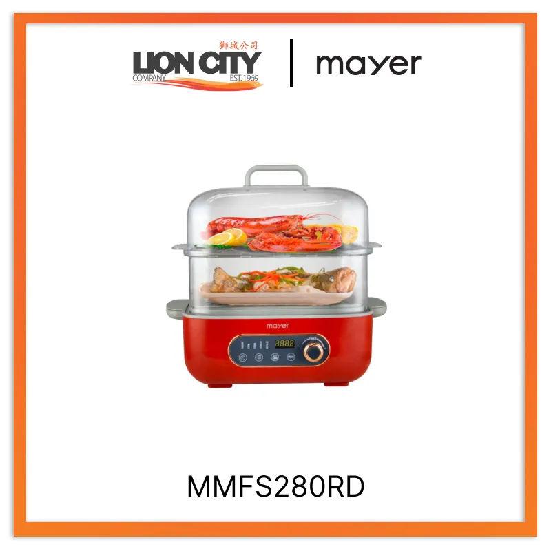 MAYER MMFS280RD 28L Digital Food Steamer