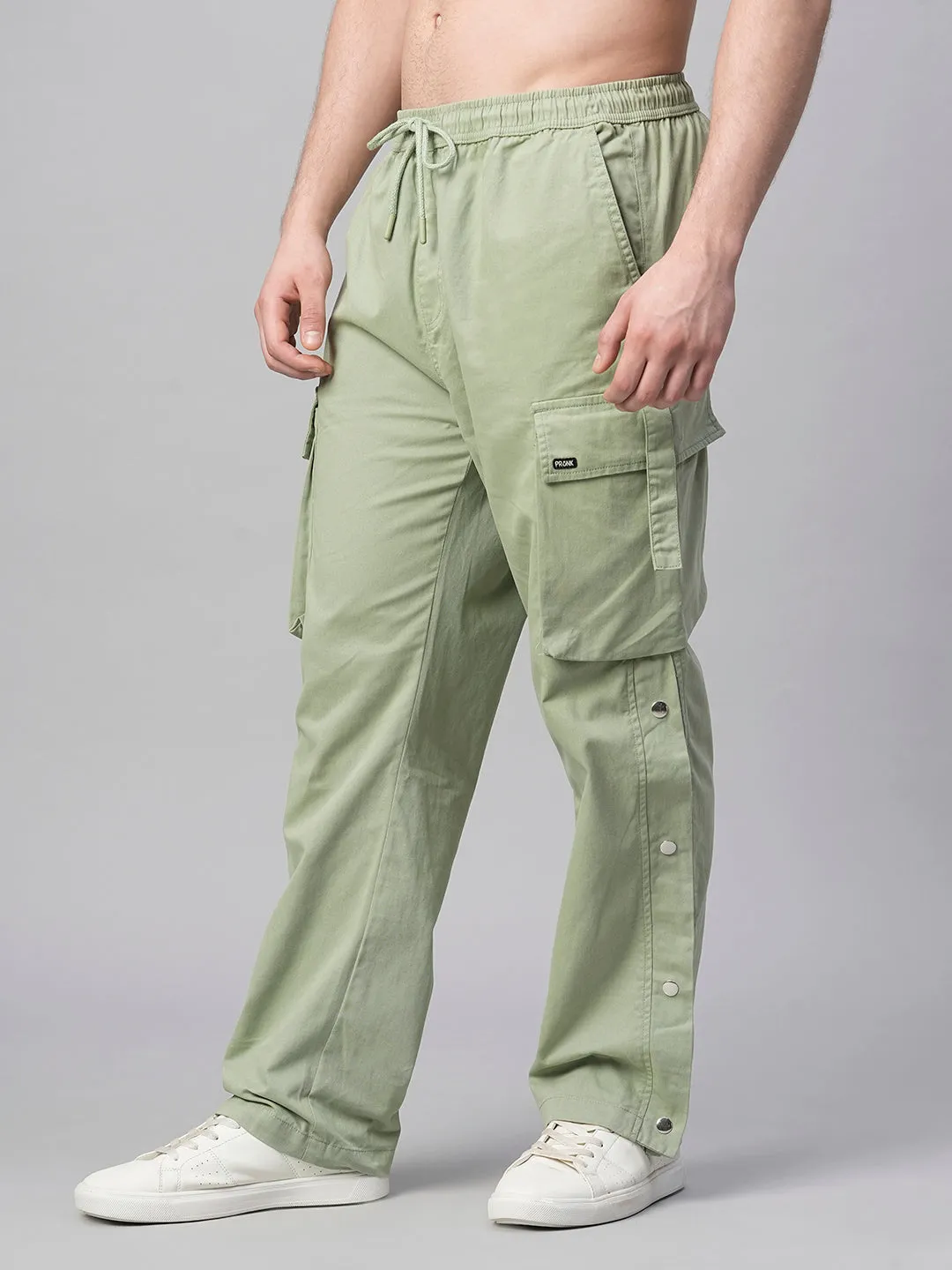 Men Utility Cargo - Mint Green