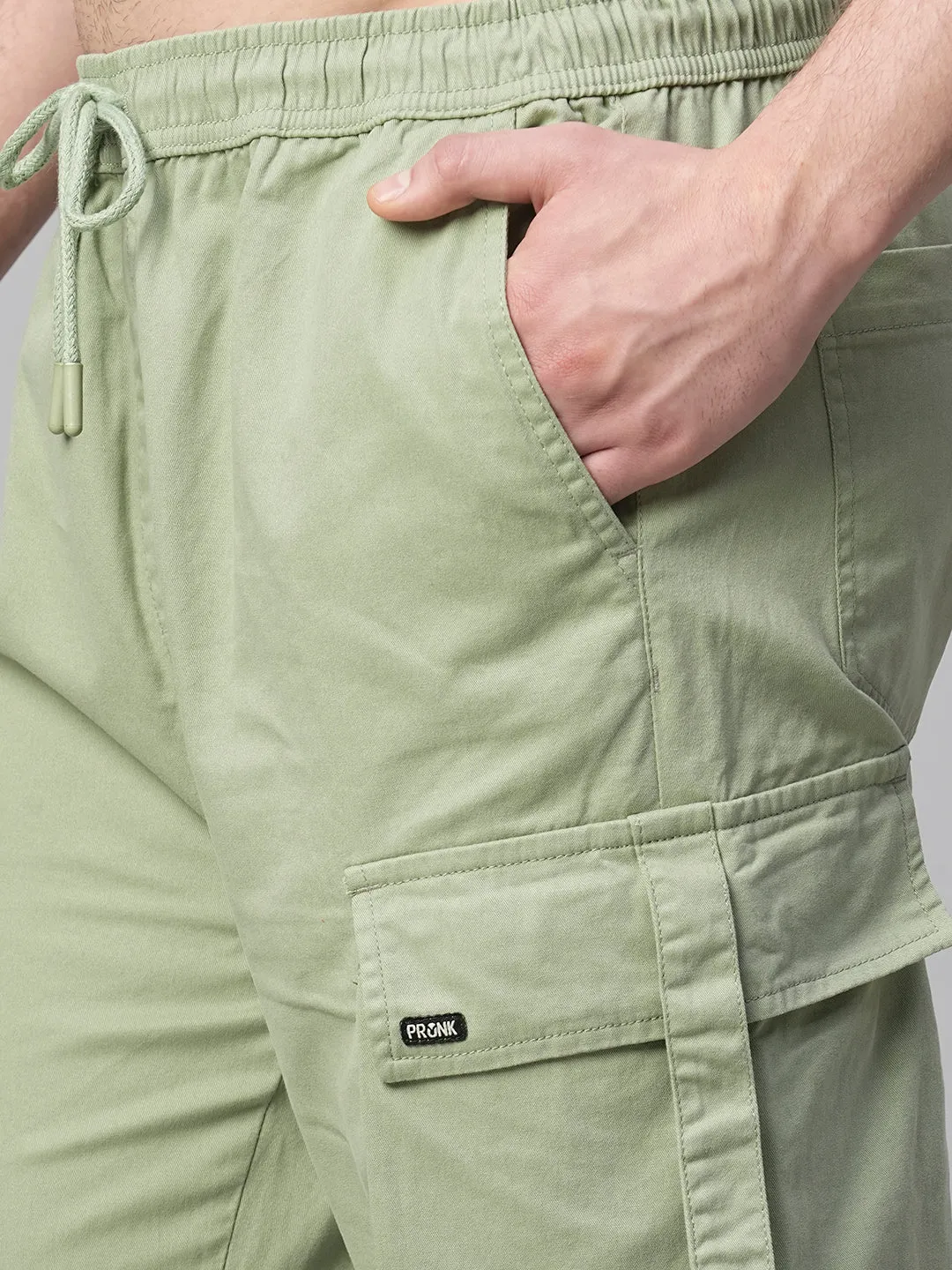 Men Utility Cargo - Mint Green