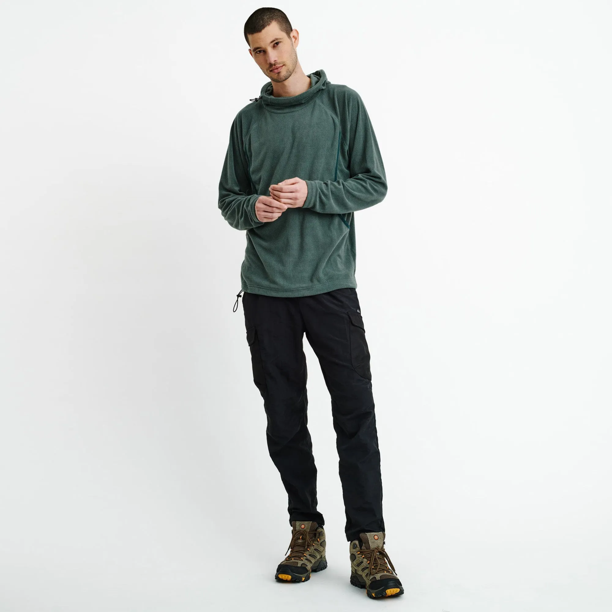 Mens Air-Grid Fleece Deep Forest