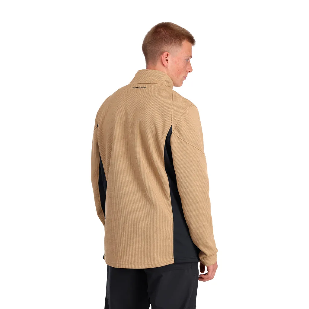 Mens Bandit Hybrid Half Zip - Tannin