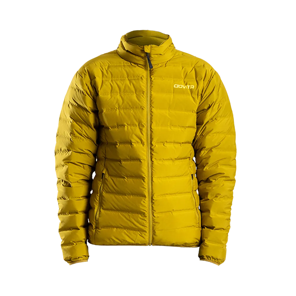 Men's Down Puffer Jacket (Mustard)