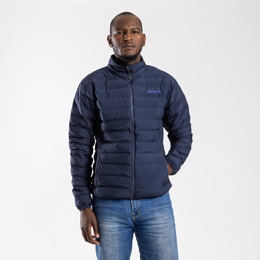 Men's Down Puffer Jacket (Navy)