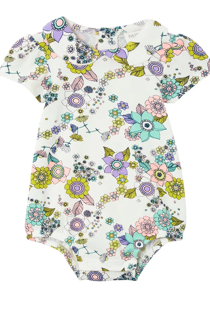 MILKY DAISY CHAIN BABY DRESS