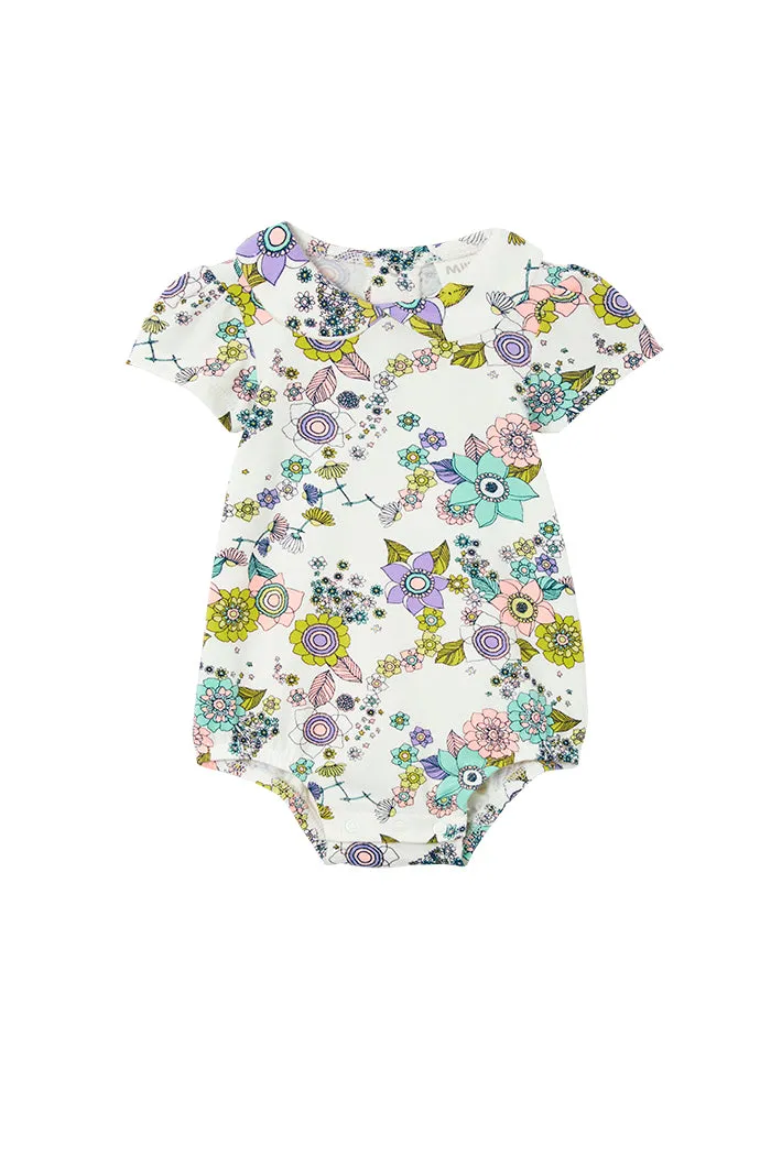 MILKY DAISY CHAIN BABY DRESS