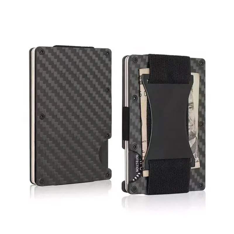 Minimalist Men Slim Wallet-Rfid Shielded