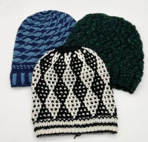 M/L Multi Color Cashmere Superfine Wool Knit Beanie