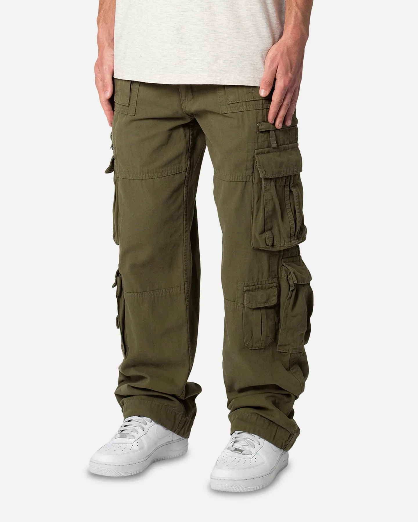 MNML Military Cargo Pants Olive