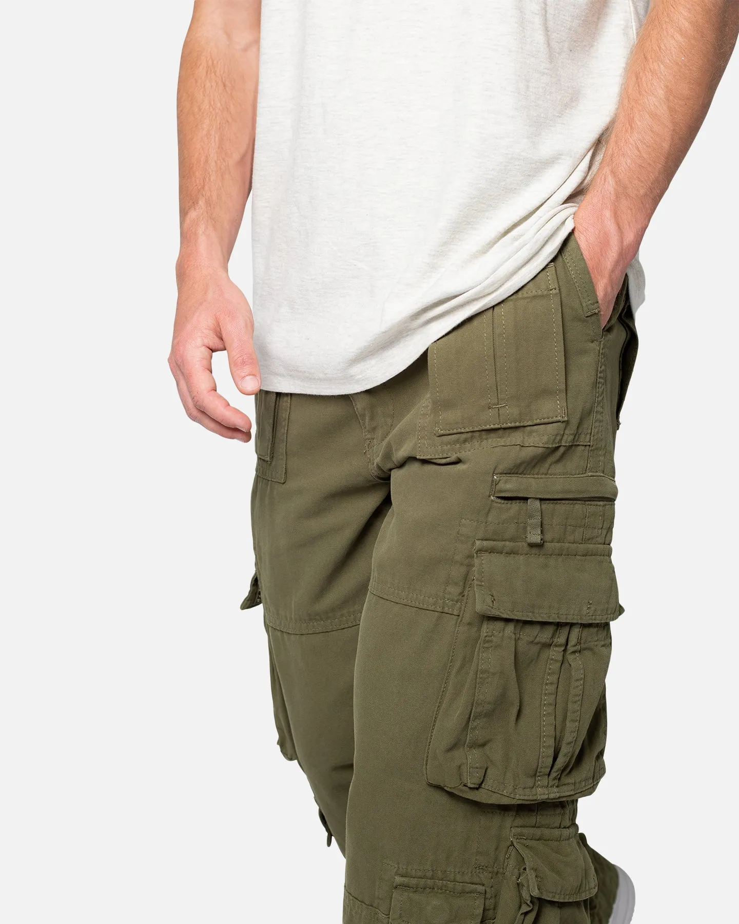 MNML Military Cargo Pants Olive