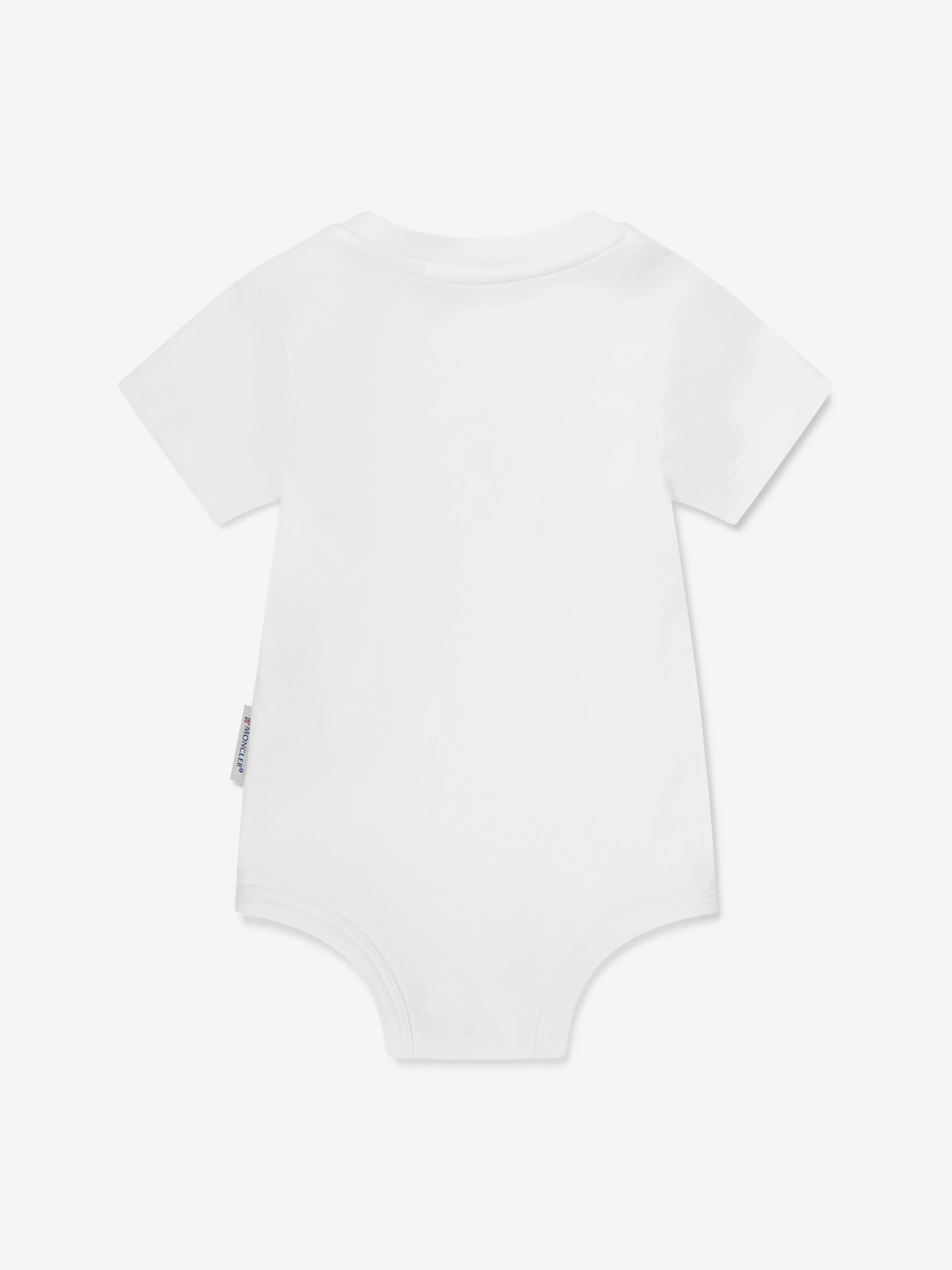 Moncler Enfant Baby Logo Bodysuit in White