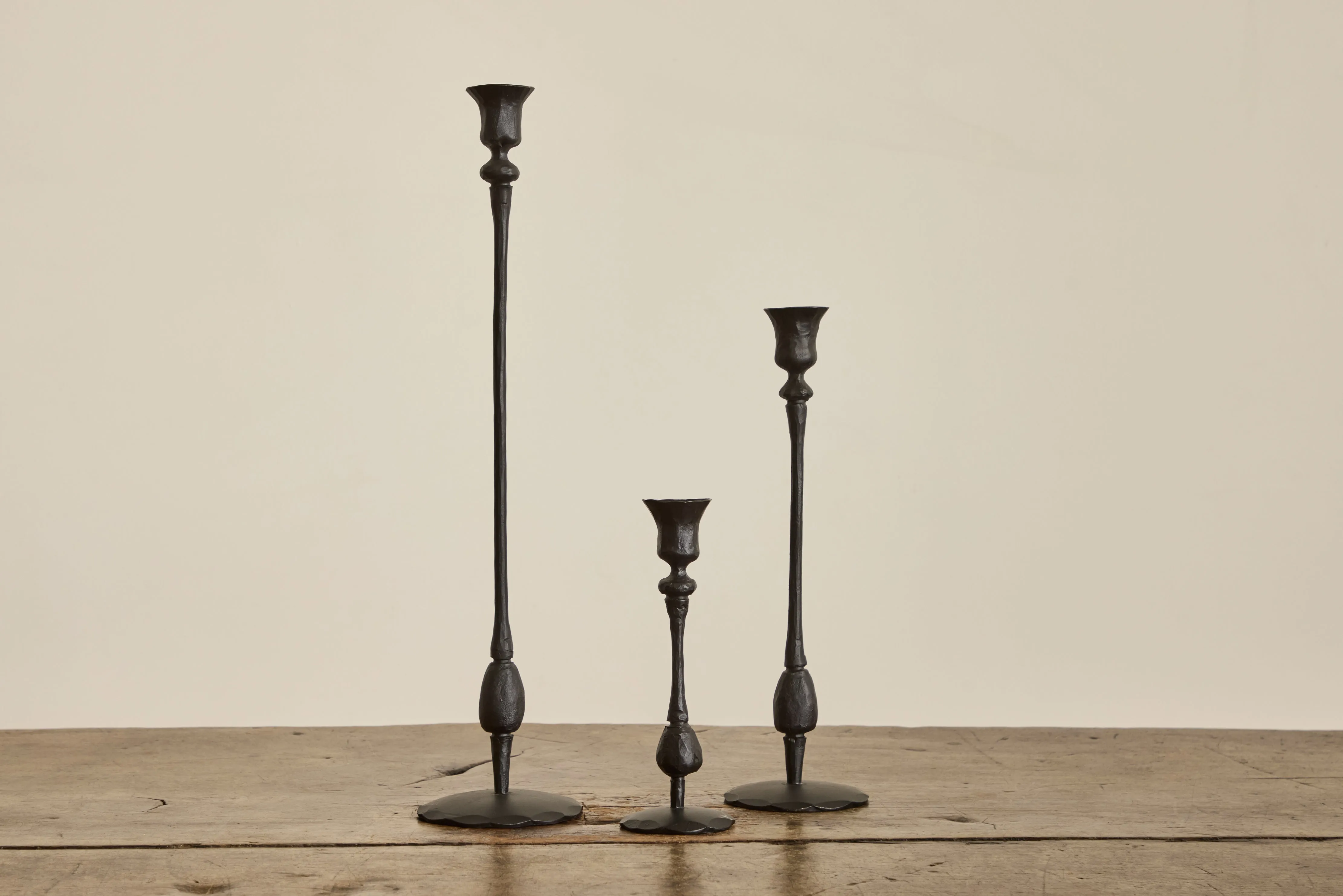 Nickey Kehoe Forged Iron Candle Holder (Multiple Sizes)