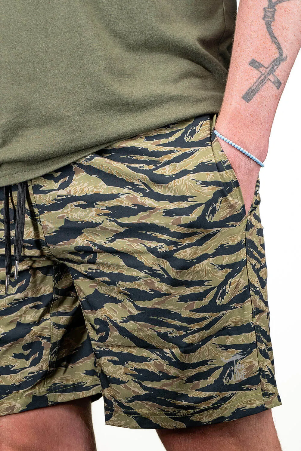 NLA Lined Shorts - Dropline Logo