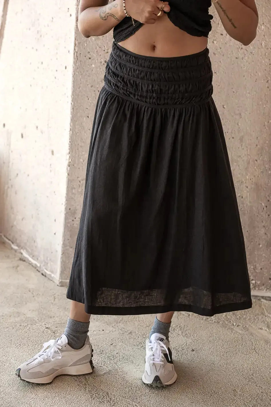 Nyla Skirt in Black - FINAL SALE