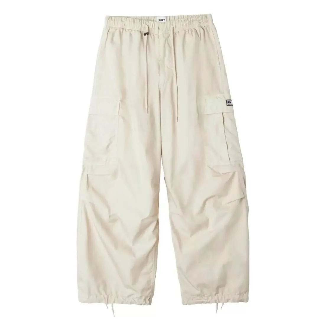 Obey Giant Parachute Cargo Pant - Silver Grey