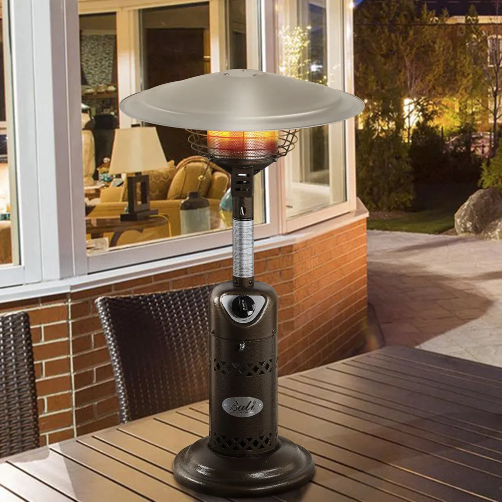 Outdoor Dining Table Top Cordless Propane Heater