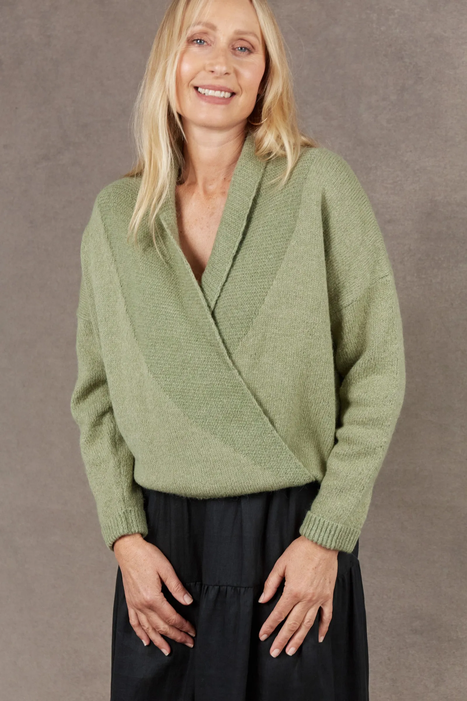 Paarl Crossover Knit - Sage