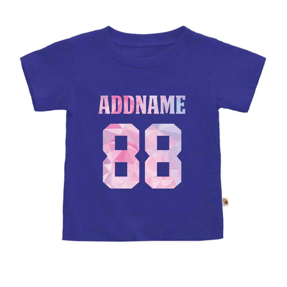 Pastel Polygonal Name with Number (Kids)