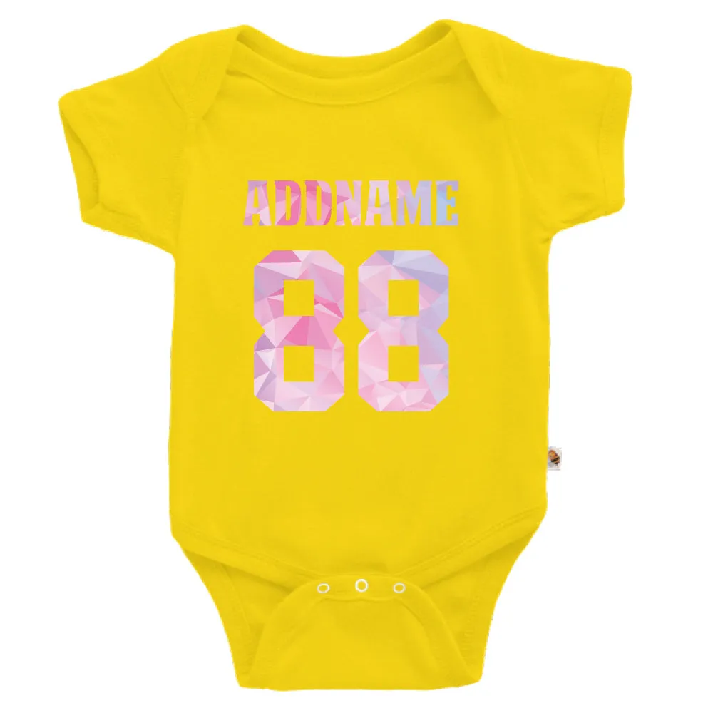 Pastel Polygonal Name with Number (Kids)